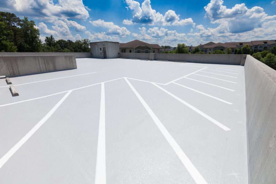 Traffic Coating by The Waterproof Group KSU parking deck traffic coating