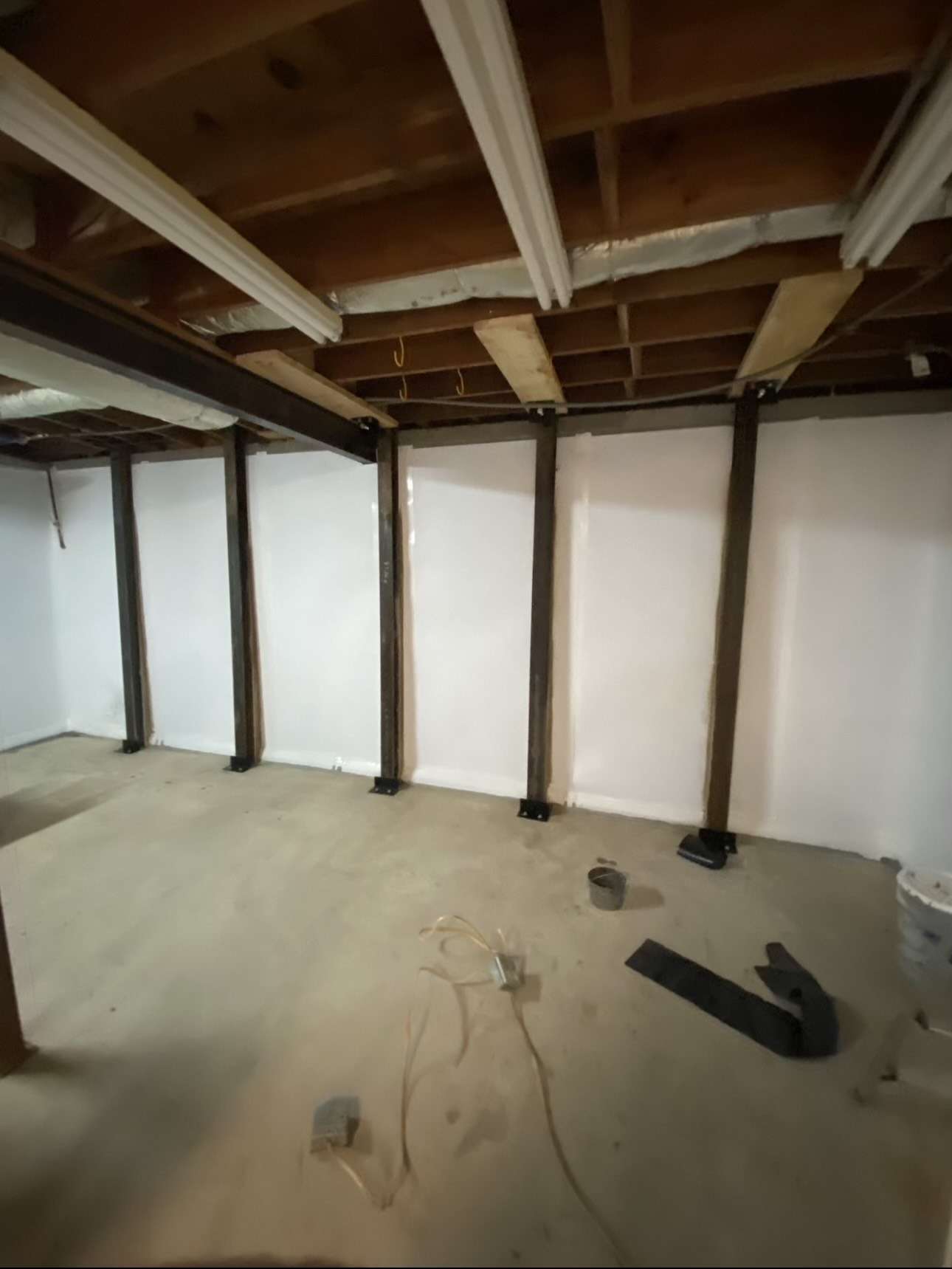 Basement waterproofing