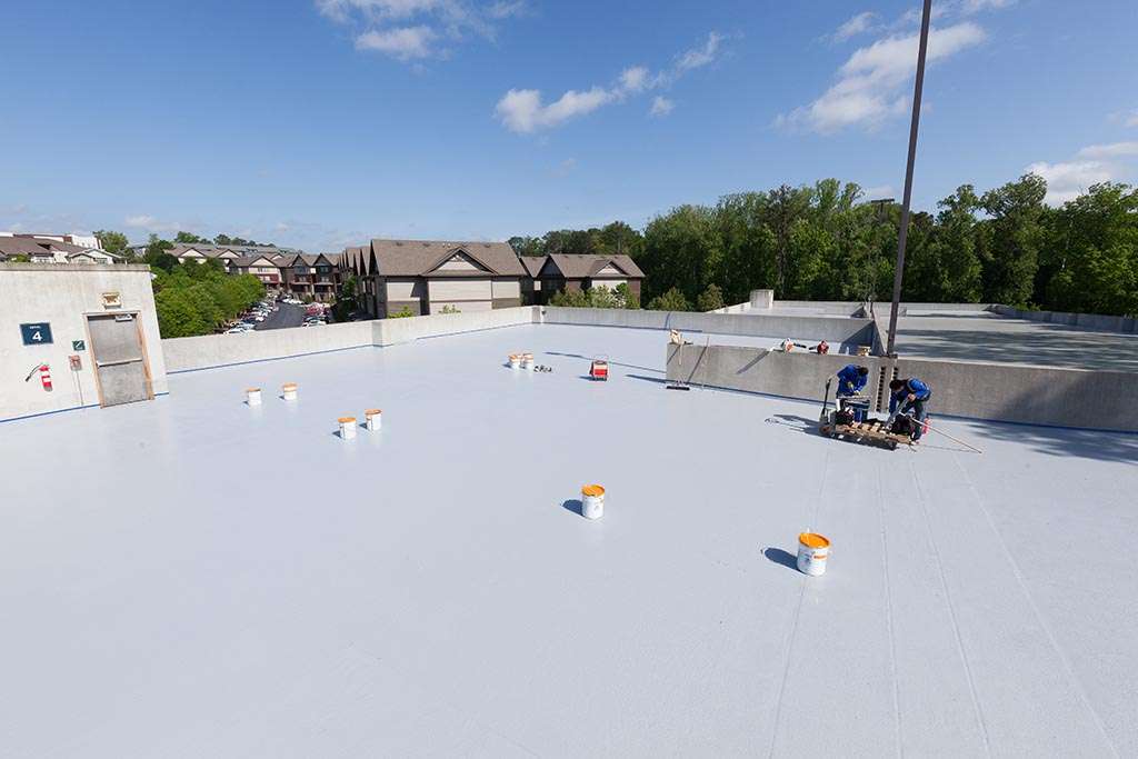 Parking deck waterproofing and concrete surface preparation in Atlanta GA