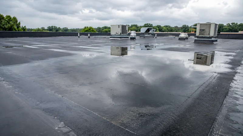 commercial roof ponding water