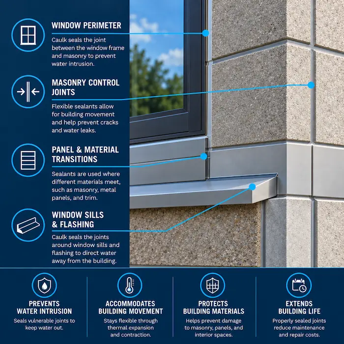 Caulking_info_graphic Caulking and Building Sealants Infographic