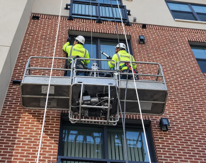 caulking_brick_stucco Caulking at exterior brick and stucco in Roswell GA