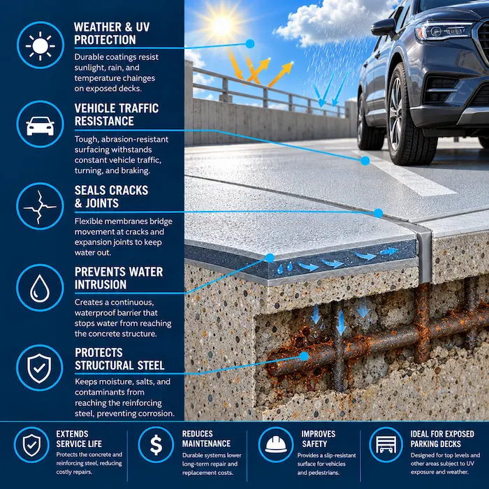 Vehicle Traffic coatings Infographic
