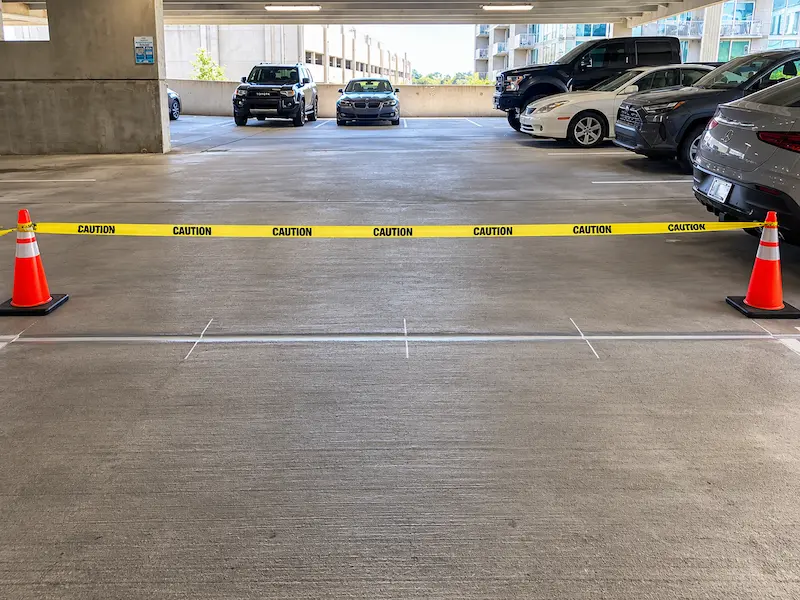 Structural concrete repair using V2 T-biscuits for rocking double-Ts in parking garage, Atlanta, Georgia 