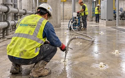 Curtain Wall Grouting: Below-Grade Waterproofing Without Excavation